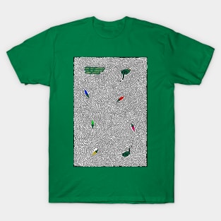 Christmas Lights Maze T-Shirt